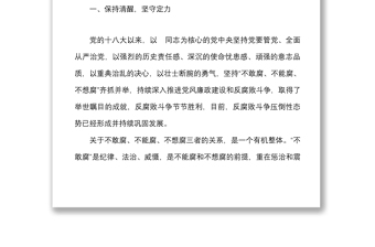 党风廉政党课强化纪律意识廉洁履职尽责做一名忠诚干净担当的好干部