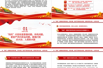 2023以严的基调严的措施严的氛围持续深化纠治“四风”PPT精品风党员干部学习教育专题党课课件