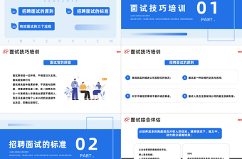 2024招聘面试技巧培训PPT红色简约风招聘面试技巧培训课件下载