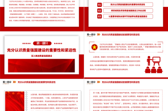 2023深入推进质量强国建设PPT精品风党员干部学习《质量强国建设纲要》专题党课课件