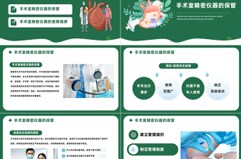 2024手术室仪器设备管理PPT简约风医院手术室仪器设备管理培训课件下载