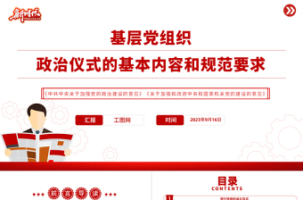2024党纪律基本内容ppt