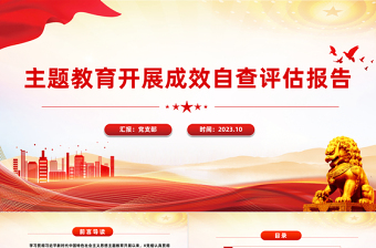 2024党纪教育自查报告ppt