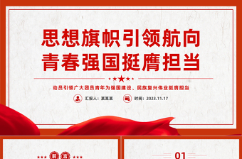 2025民族复兴青年担当ppt