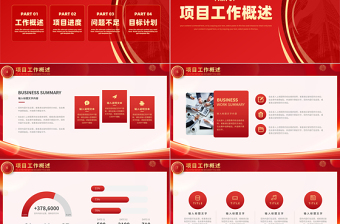 龙年新年工作计划PPT精美商务风企业公司通用模板