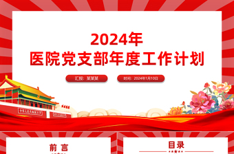 2025医院党支部星级创建ppt