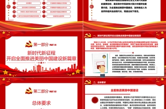 中国共产党中央国务院关于全面推进美丽中国建设的意见ppt党政风全面推进美丽中国建设专题课件下载
