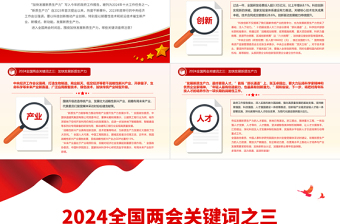 优质党政风2024年两会关键词之三加快发展新质生产力PPT