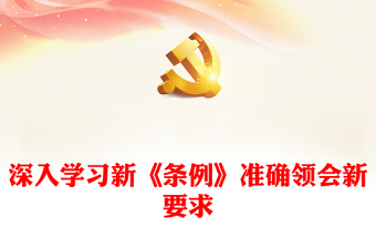 2025学习党支部条例感悟