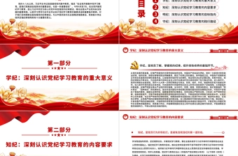 2024学纪知纪明纪守纪PPT切实开展好党纪学习教育模板课件