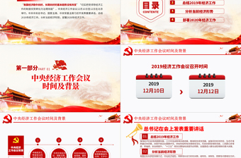 原创2020年中央经济工作会议学习解读PPT