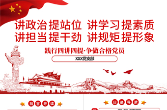 做合格党员当先锋模范ppt