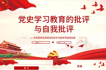 2024党小组组织生活会批评与自我批评党小组总结ppt