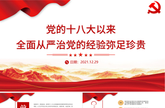 2025全面从严治党在路上ppt