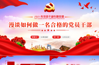 2024做一名合格党员ppt