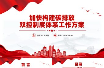 2024《加快构建碳排放双控制度体系工作方案》PPT课件