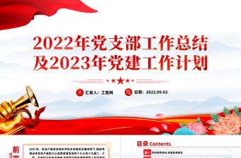 2024党建双创样板支部申报书ppt