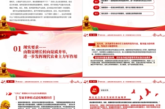 加快培育现代农业领头雁PPT党建风解读新型农业经营主体提升行动实施专题党课课件模板
