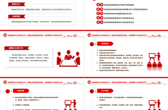 创意红色大气总结2023年经济工作部署2024年经济工作PPT明年经济工作这么干课件