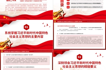 2023全面学习领会习近平新时代中国特色社会主义思想PPT红色党建风深入学习贯彻习近平新时代中国特色社会主义思想主题教育专题党课