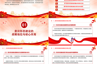 2024加强意识形态建设PPT大气精美确保国家的长治久安党课课件