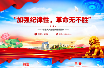 2024加强党纪律建设意义ppt