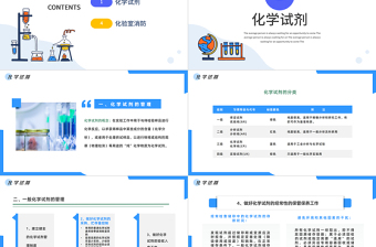 2024实验室安全PPT简约风化学实验室安全使用教育主题课件模板课件