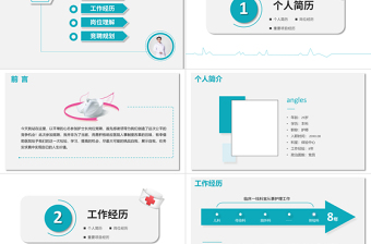 健康体检中心护士长岗位竞聘报告PPT简约大气竞聘专用PPT模板下载
