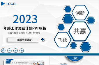 2023微立体年终工作总结汇报PPT模板下载