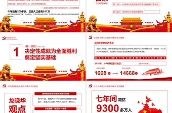 决战决胜脱贫攻坚从取得决定性成就到夺取全面胜利动态PPT