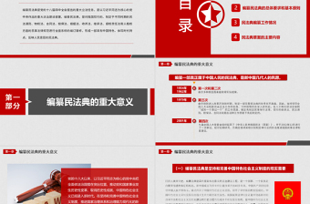 年中华人民共和国民法典草案学习解读党政PPT