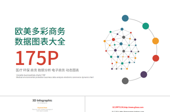 180页高端商务PPT数据图表素材模板