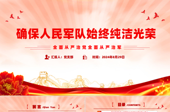 2025班子副职履行全面从严治党责任ppt