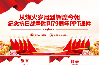 2024党课抗日战争ppt