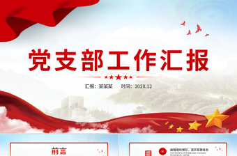 2025党支部组织结构ppt模板