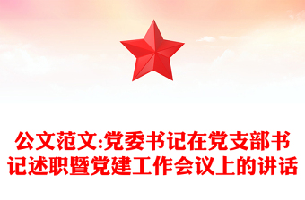 2025支部书记述职议程ppt