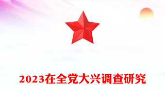 2025全党大兴调查研究的工作方案ppt