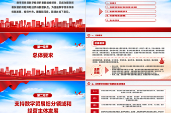 《关于数字贸易改革创新发展的意见》全文PPT课件下载