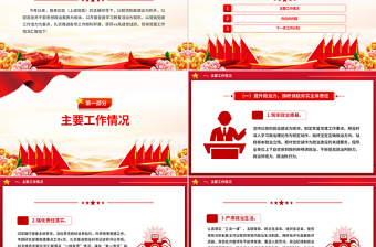 精品基层党建工作总结汇报及下一年党建计划PPT模板