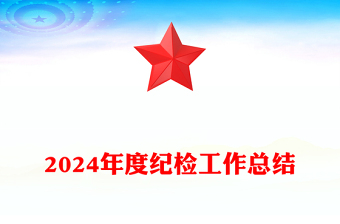 2024年度纪检工作总结模板