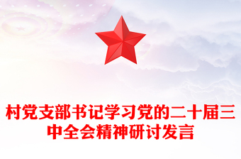 2024支部大会学习二十届三中全会精神会议记录ppt