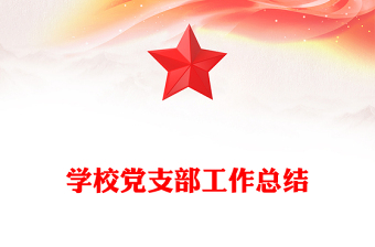 学校党支部工作总结模板