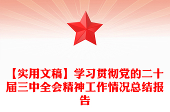 2025学习第十届三中全会精神