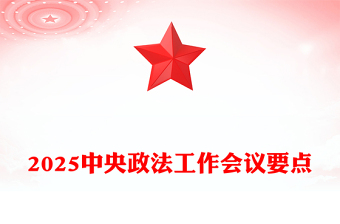 党政风2025中央政法工作会议要点PPT课件(讲稿)