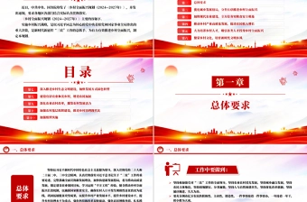 党政风《乡村全面振兴规划（2024—2027年）》PPT课件下载（精品党课）