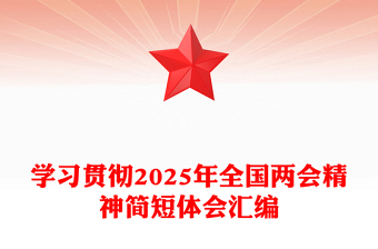 学习贯彻2025年全国两会精神简短体会汇编