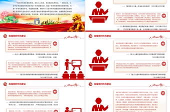 2025《习近平关于加强党的作风建设论述摘编》（一）PPT蓝色大气作风建设专题党课课件
