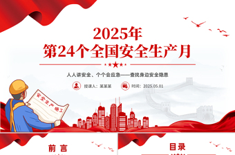 全国安全生产月PPT课件下载