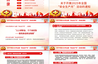 精品2025年全国安全生产月PPT人人讲安全个个会应急查找身边安全隐患课件下载