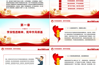 精品建党104周年PPT学深悟透强作风实干担当庆华诞课件